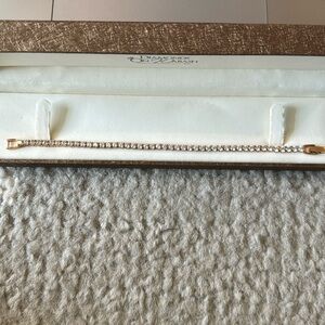 Swarovski Rose Gold Tennis Bracelet